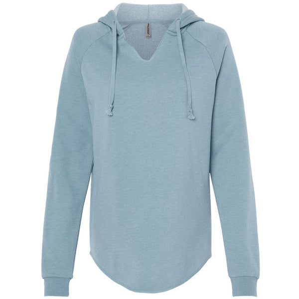 Independent Trading Co. Women’s Lightweight California Wave Wash Hooded Sweatshirt