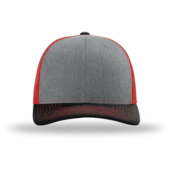 Heather Grey/ Red/ Black
