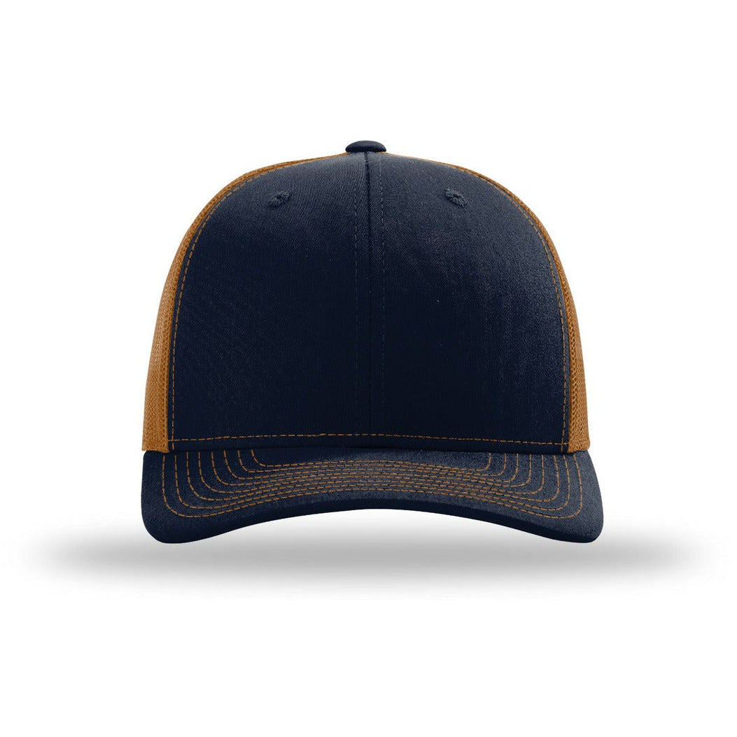 Navy/ Caramel