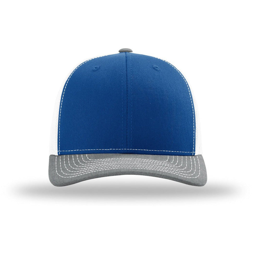 Royal/ White/ Heather Grey