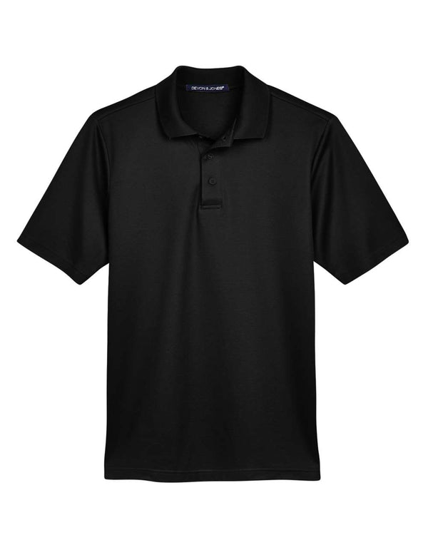 Devon & Jones Men's CrownLux Performance® Plaited Polo