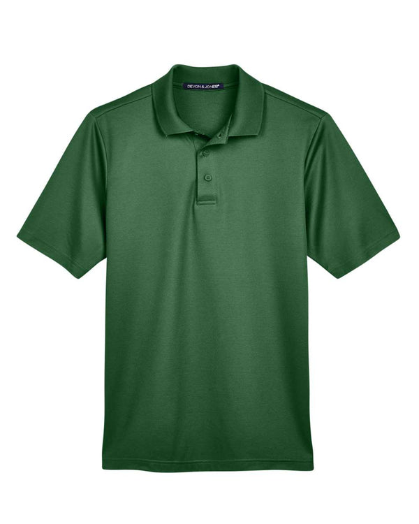 Devon & Jones Men's CrownLux Performance® Plaited Polo