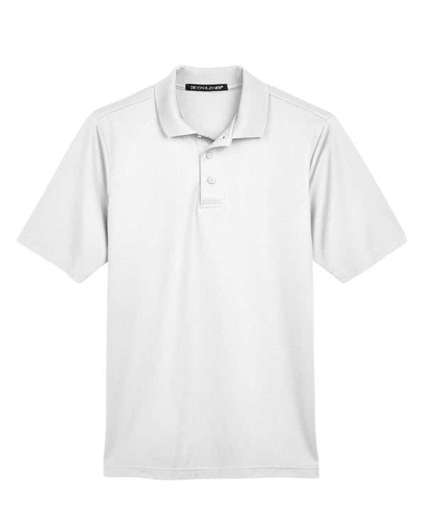 Devon & Jones Men's CrownLux Performance® Plaited Polo