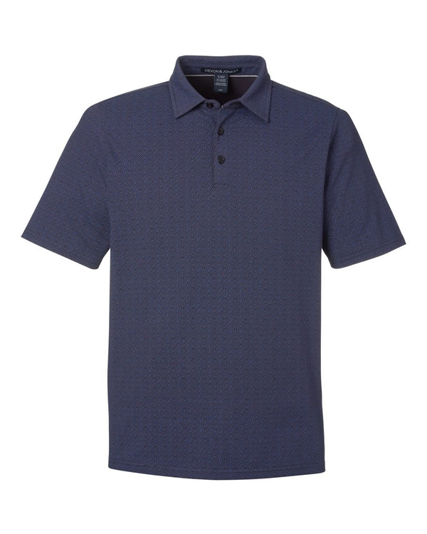Devon & Jones Men's Crownlux Performance® Geo Polo