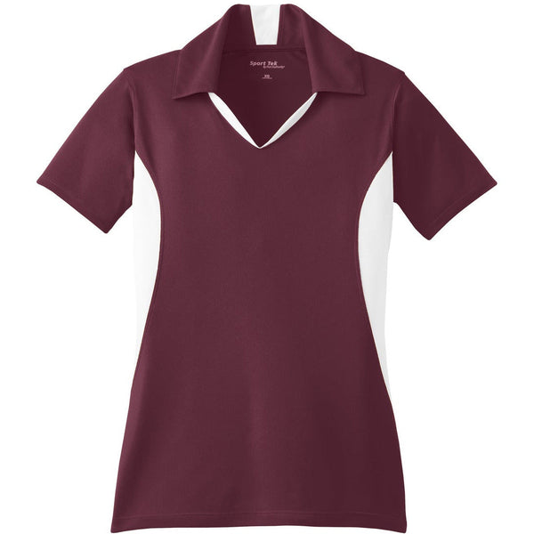 Maroon/ White