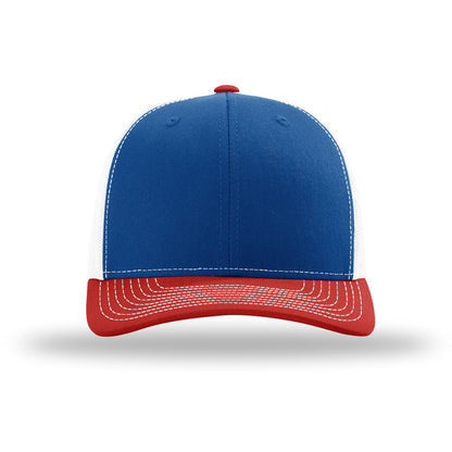 Royal/ White/ Red