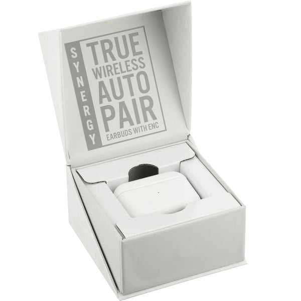 Synergy True Wireless Auto Pair Earbuds with ENC