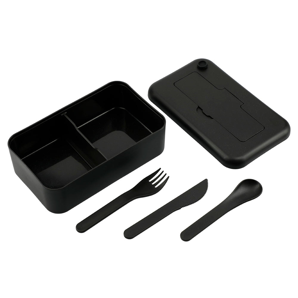 Bamboo Fiber Lunch Box with Utensils