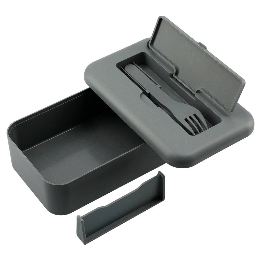 Bamboo Fiber Lunch Box with Utensils