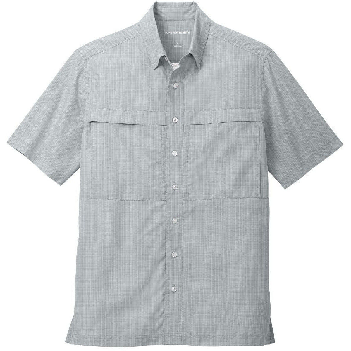 Silver/ Gusty Grey Crosshatch