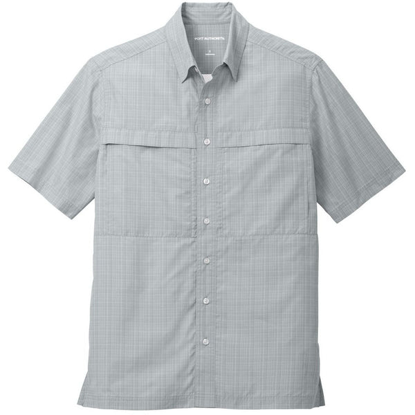 Silver/ Gusty Grey Crosshatch