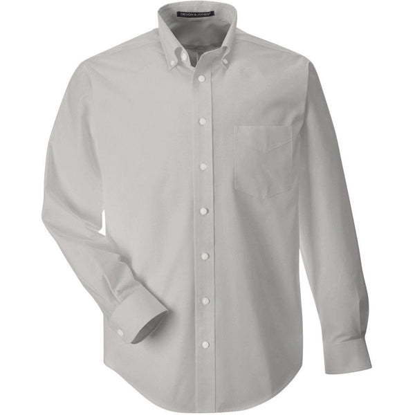 Devon & Jones Men's Crown Collection® Broadcloth Woven Dress Shirt