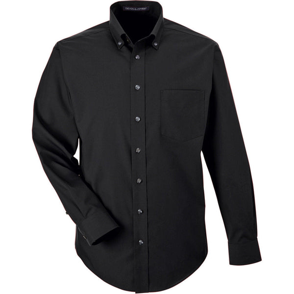 Devon & Jones Men's Crown Collection® Broadcloth Woven Dress Shirt