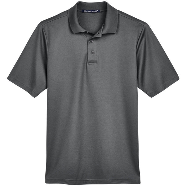 Devon & Jones Men's CrownLux Performance® Plaited Polo