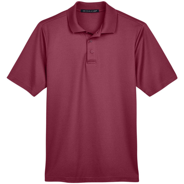 Devon & Jones Men's CrownLux Performance® Plaited Polo