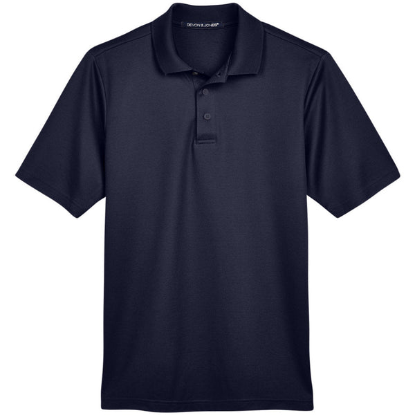 Devon & Jones Men's CrownLux Performance® Plaited Polo