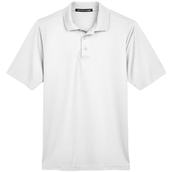 Devon & Jones Men's CrownLux Performance® Plaited Polo