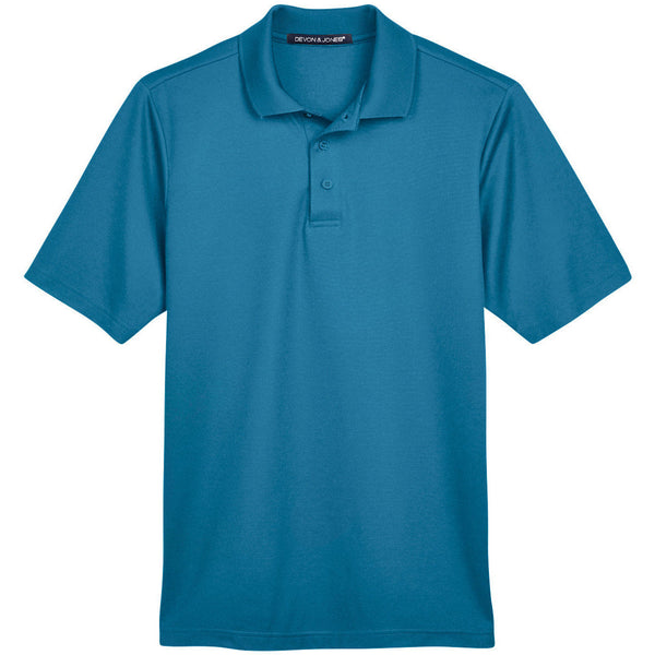 Devon & Jones Men's CrownLux Performance® Plaited Polo